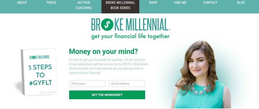 Broke Millennial blog