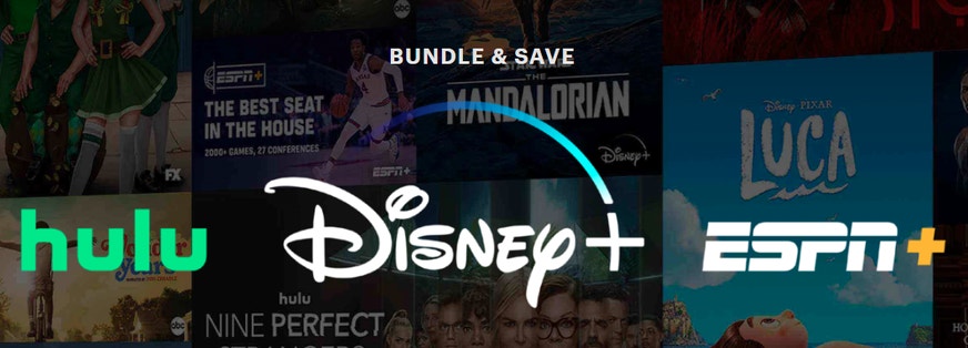  image showing the hulu, disney+, and espn+ streaming bundle