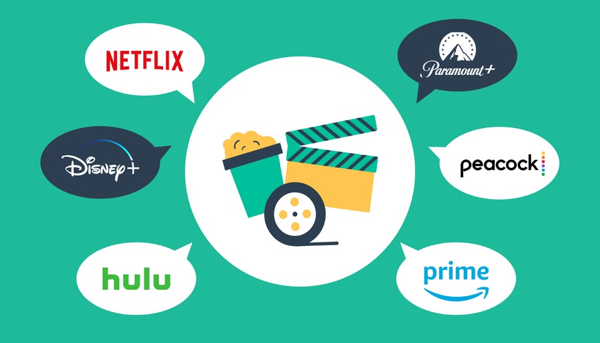 image depicting online streaming services