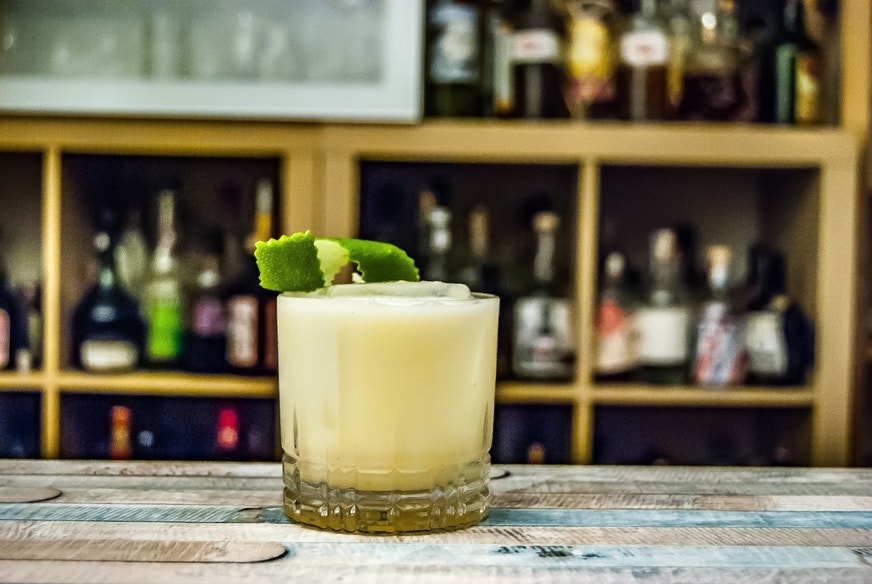 a lime margarita