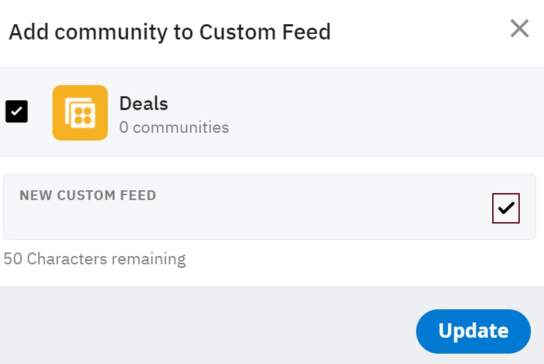Reddit custom feeds