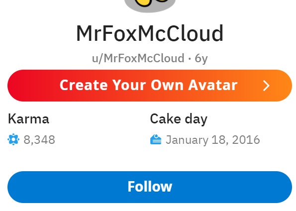 Follow a Reddit profile