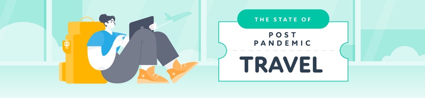 woman looking into making travel plans
